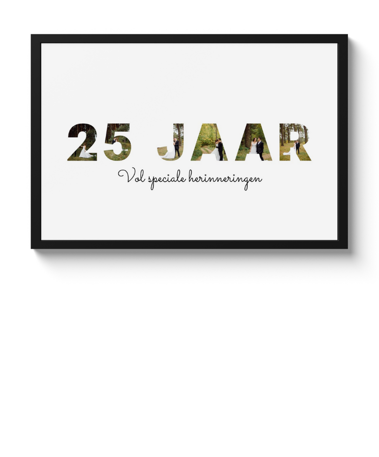 Letter collage - Jubileum