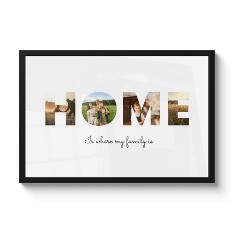 Poster met lijst - Home