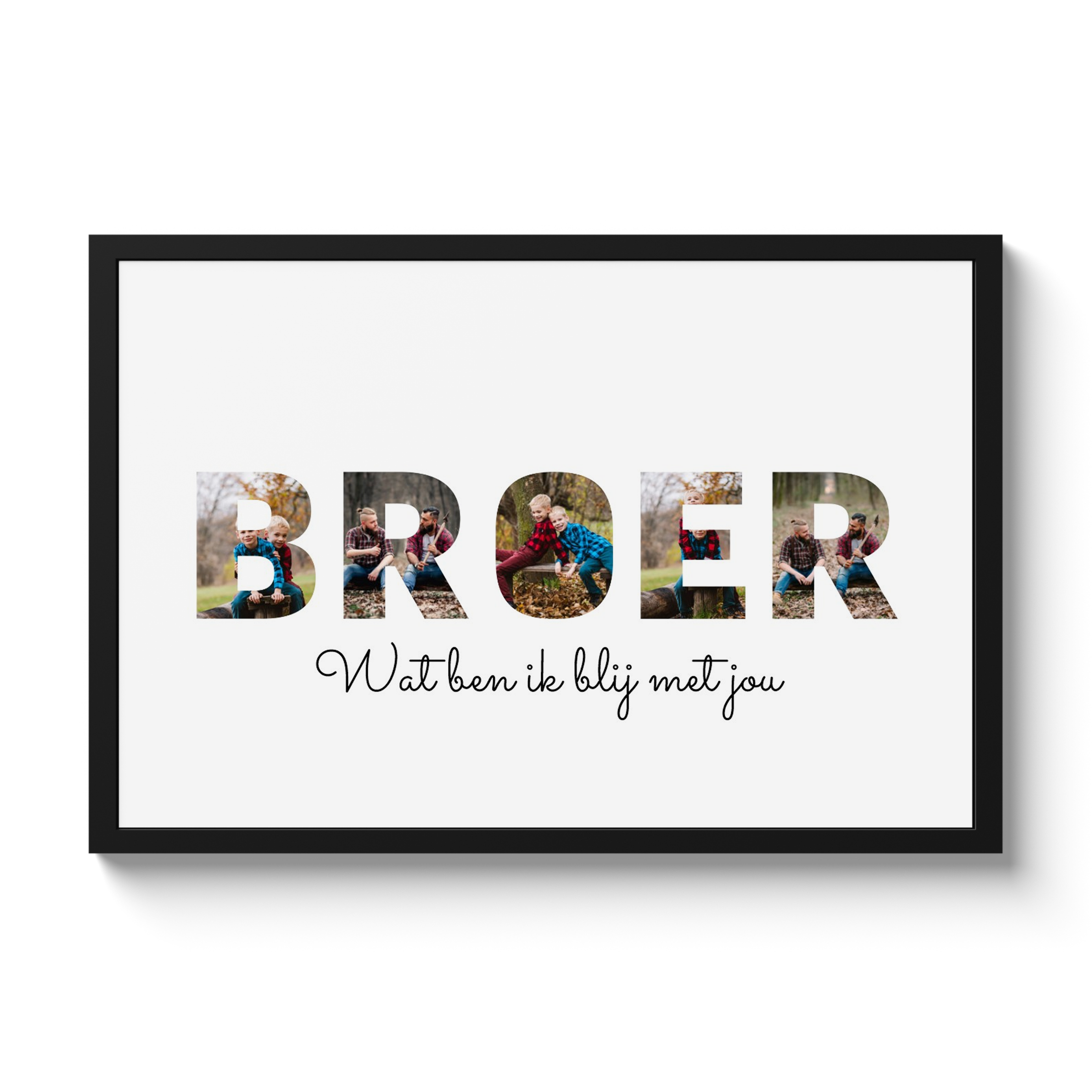 Letter collage - Broer