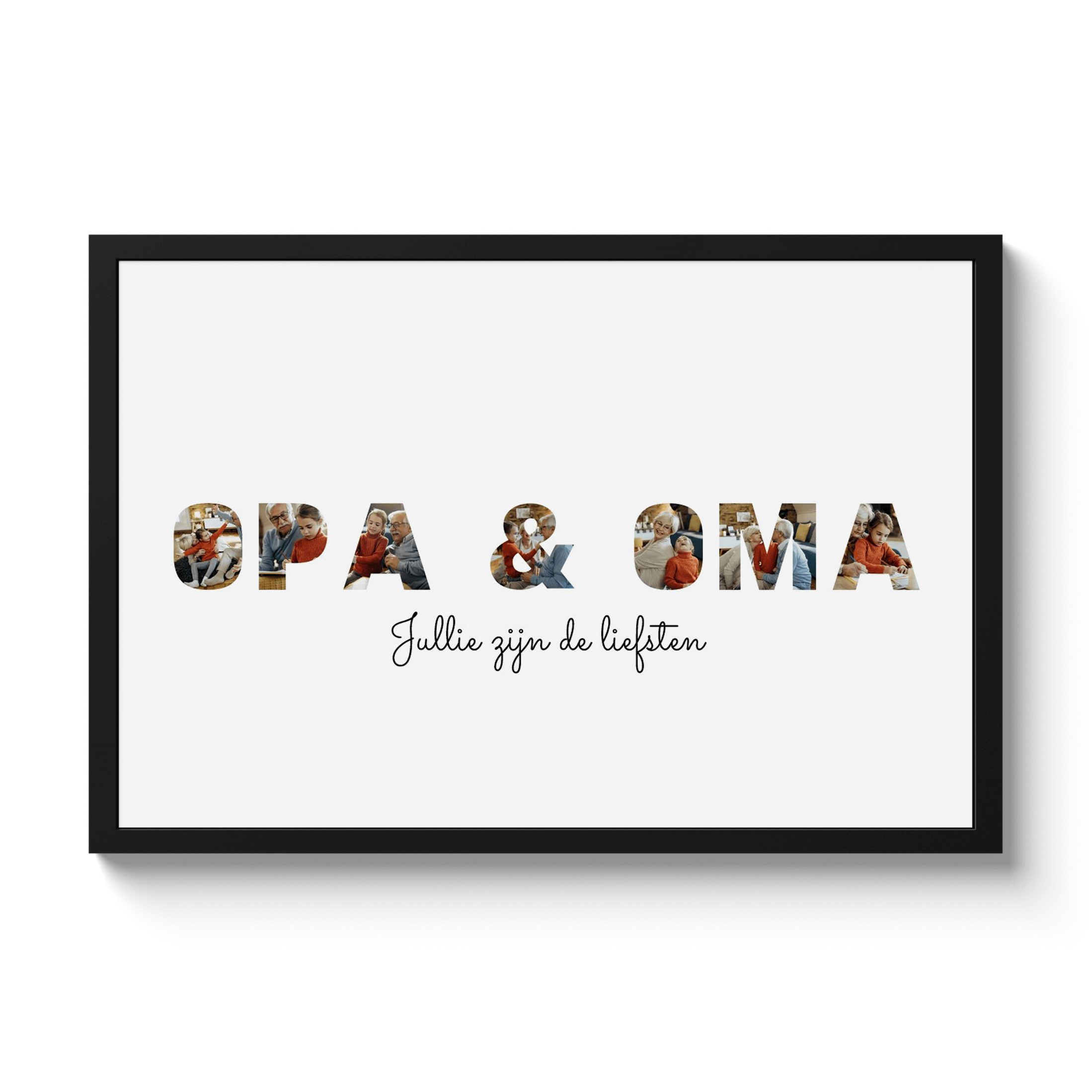 Letter collage - Opa & Oma