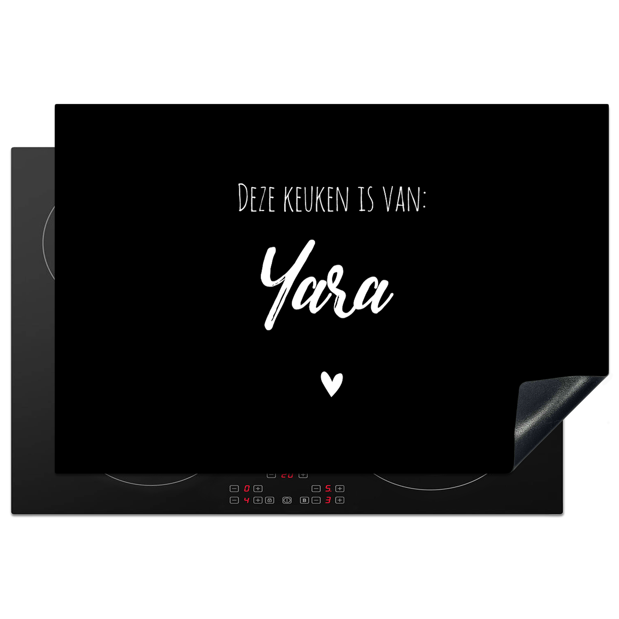 inductiebeschermer Deze keuken is van