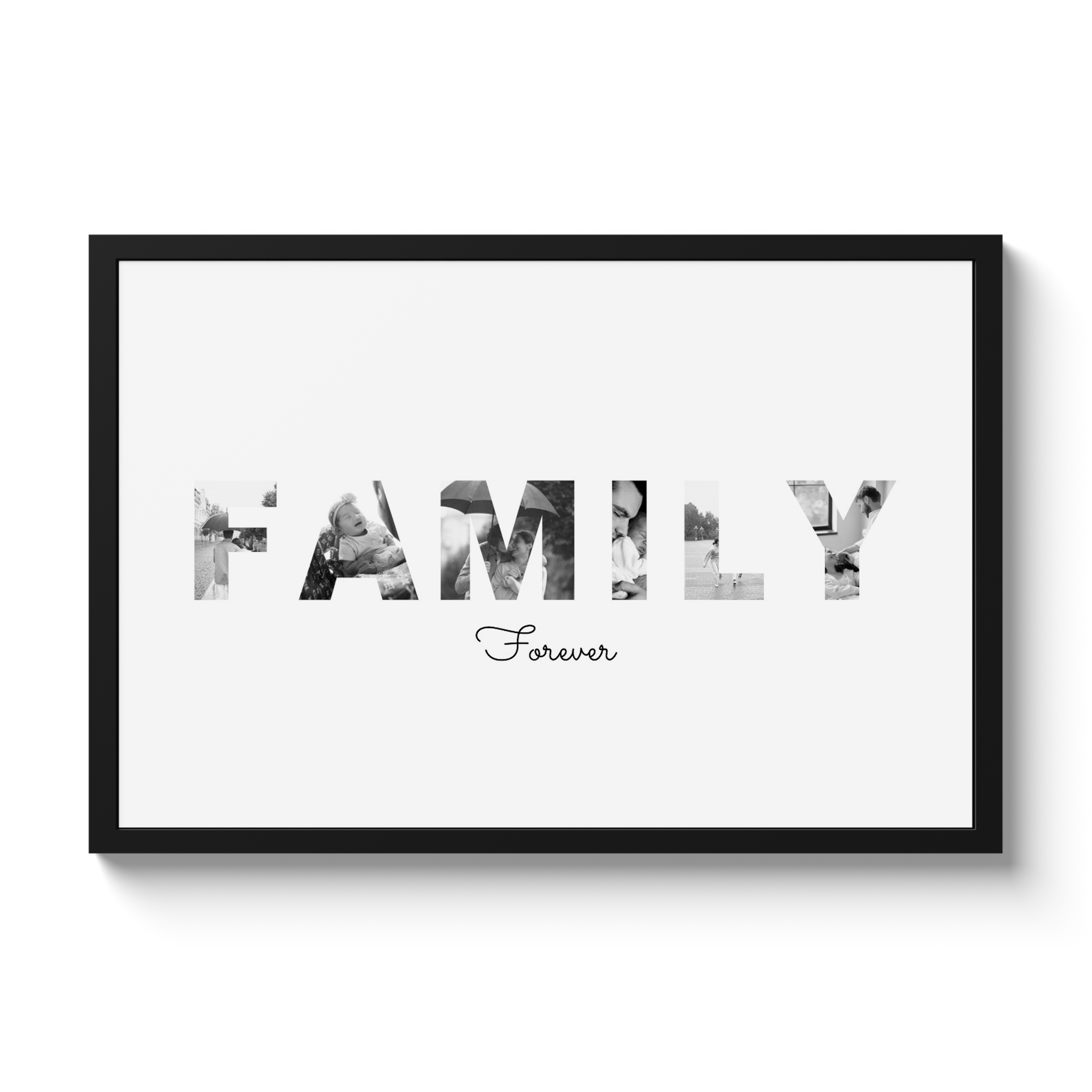 Letter collage - Family