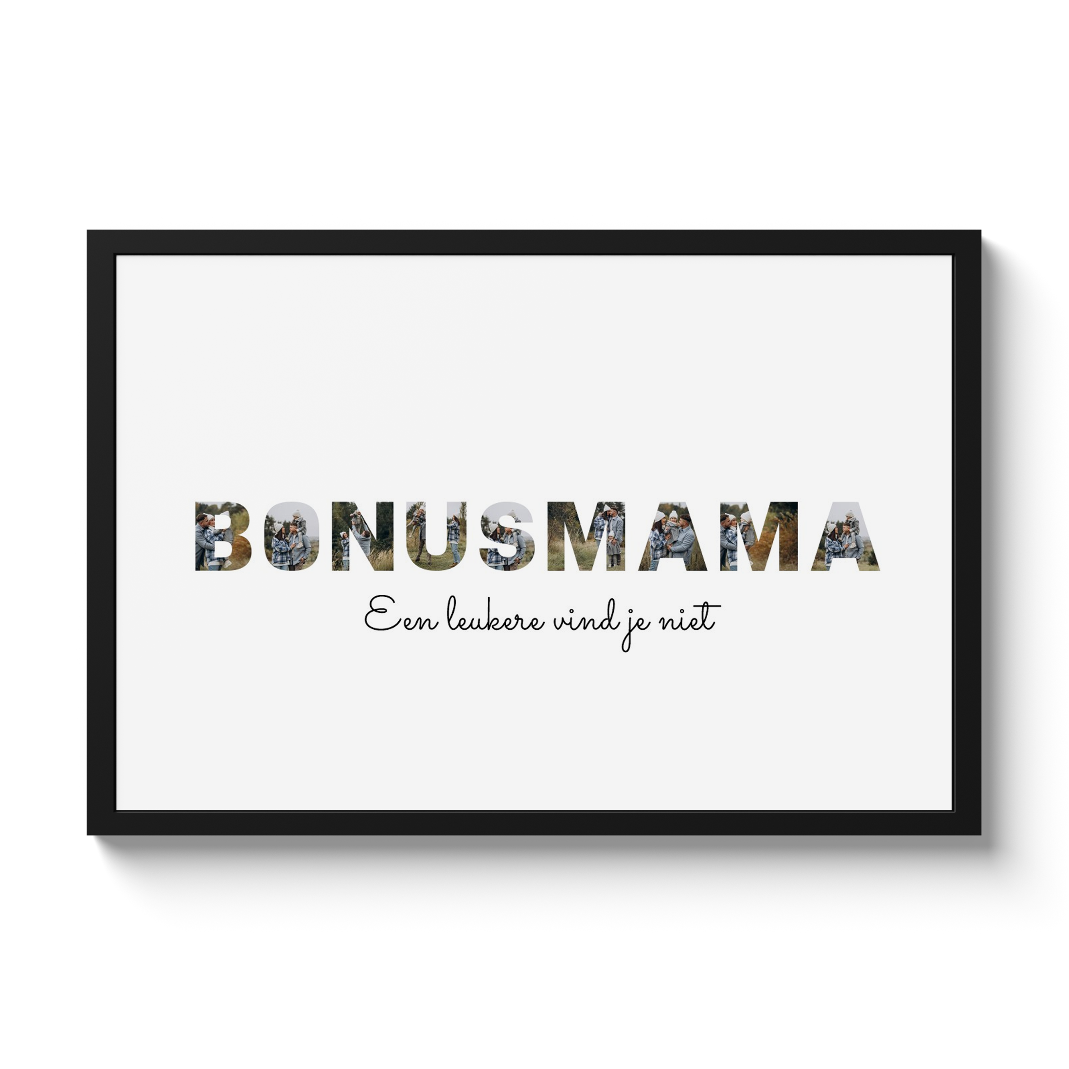 Letter collage - Bonusmama