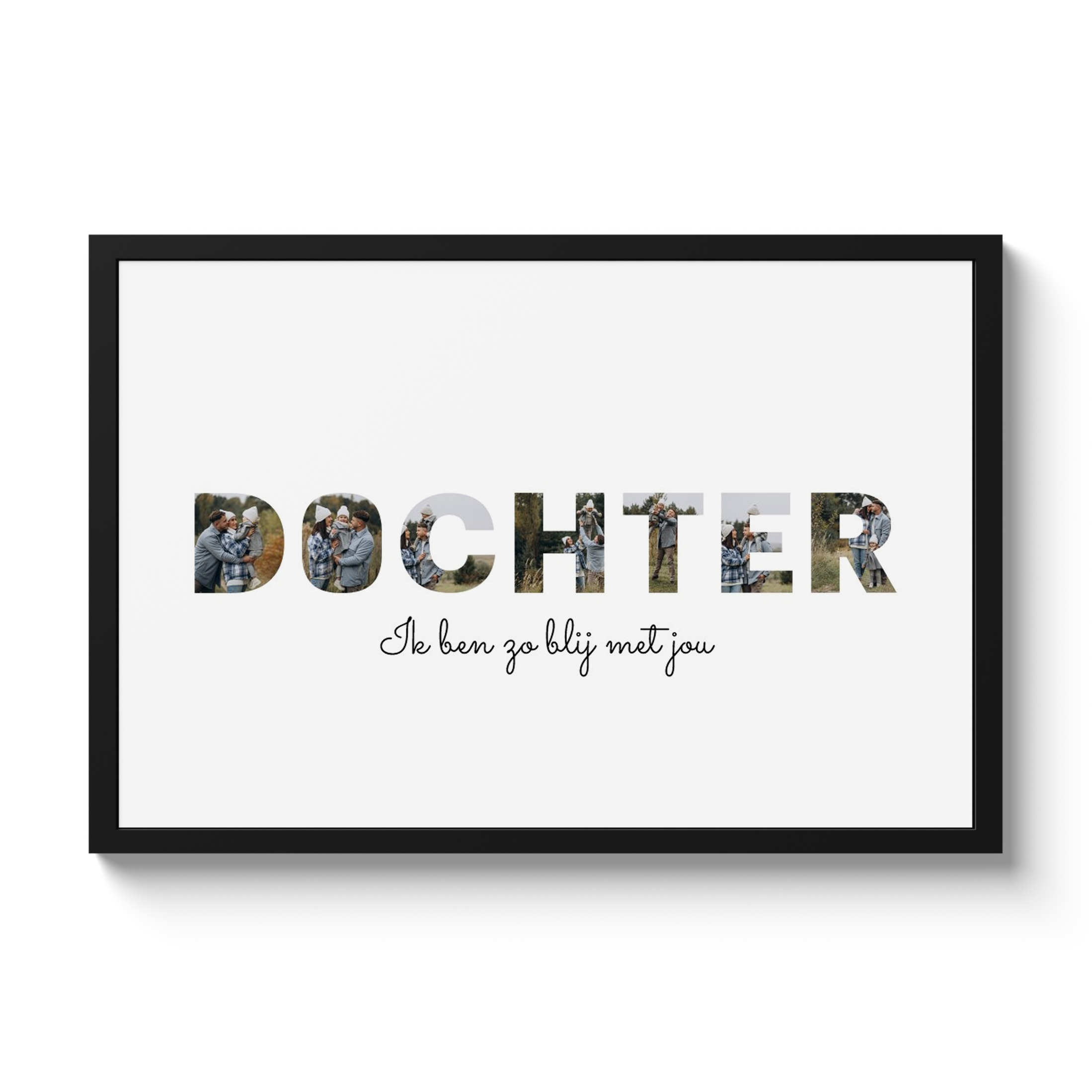 Letter collage – Dochter