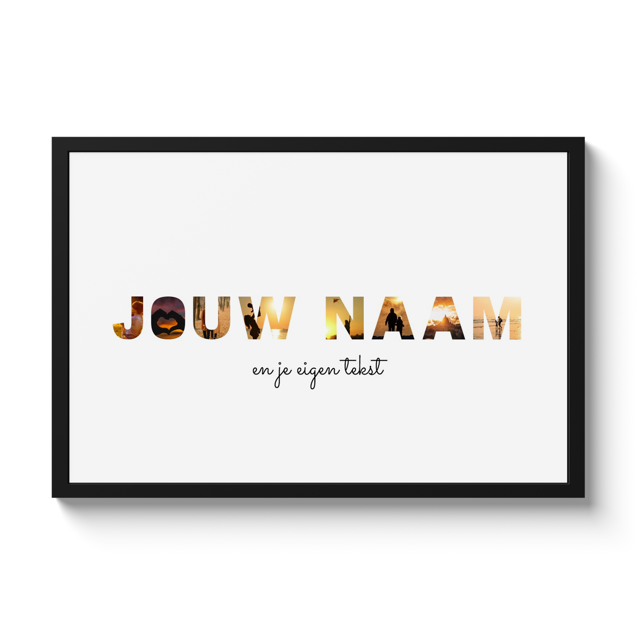 Letter collage - Eigen naam