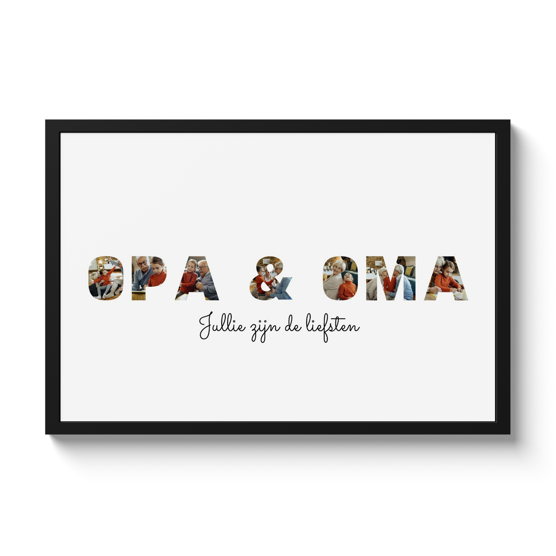 Letter collage - Opa & Oma