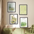 Fotowand artistiek groen - Set 4 stuks (Compleet)-thumbnail-1