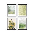 Fotowand artistiek groen - Set 4 stuks (Compleet)-thumbnail-3