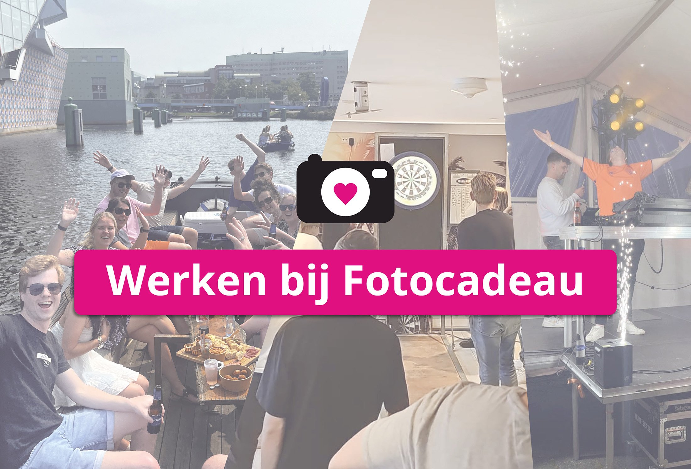 Vacature banner Fotocadeau.nl mobiele versie