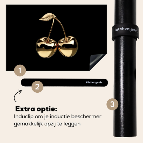 Inductiebeschermer - Vrouw - Ogen - Make up - Luxe - Goud-7