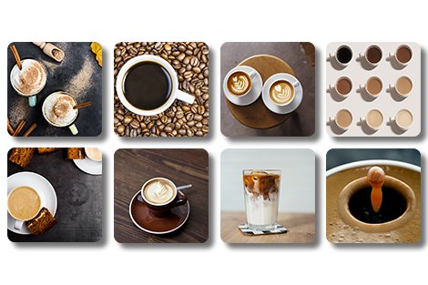 Quadratische Untersetzer - Sets kaffeezeit 2-thumbnail-3