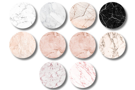 Runde Untersetzer - Sets marmor 1-thumbnail-2