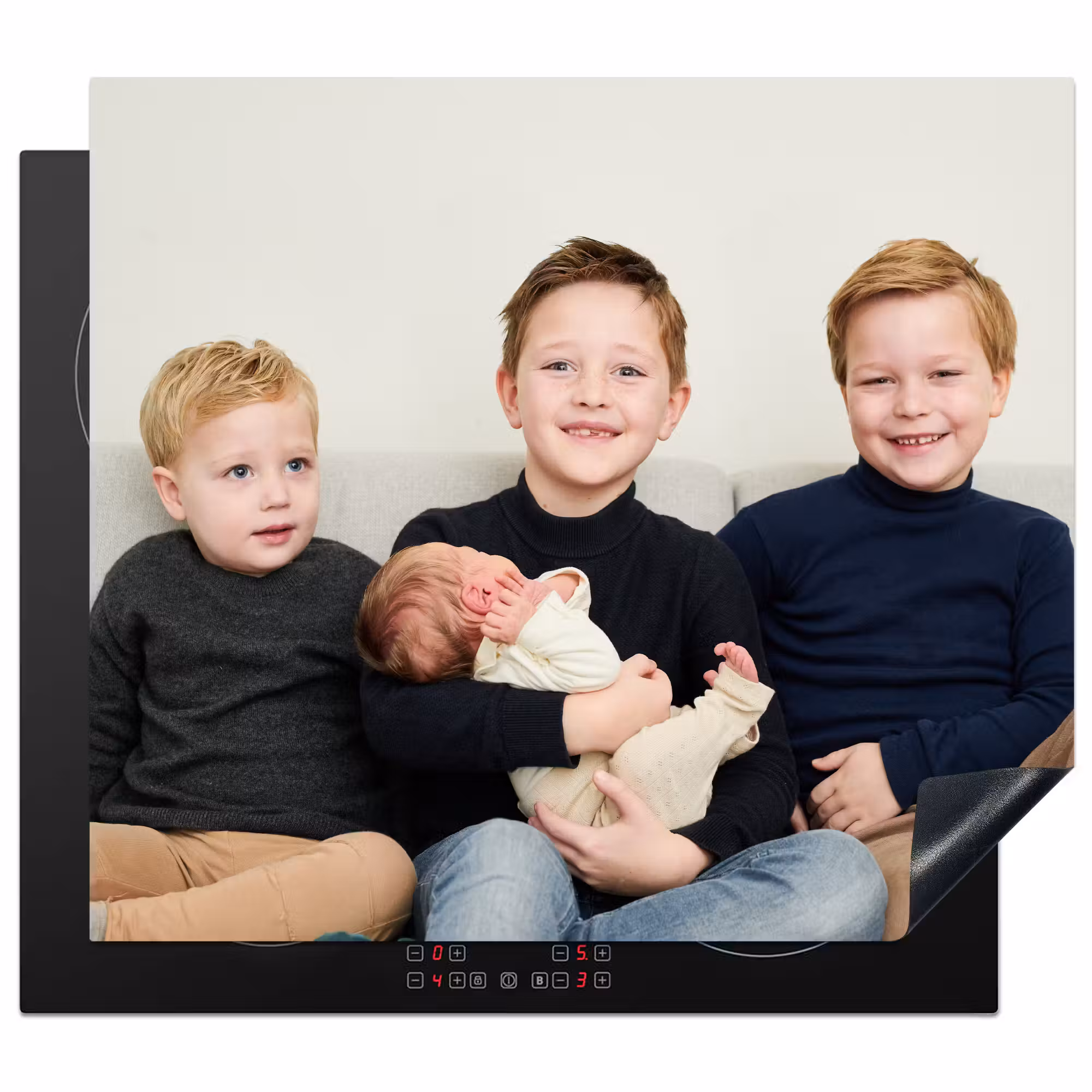 Inductie beschermer met foto
