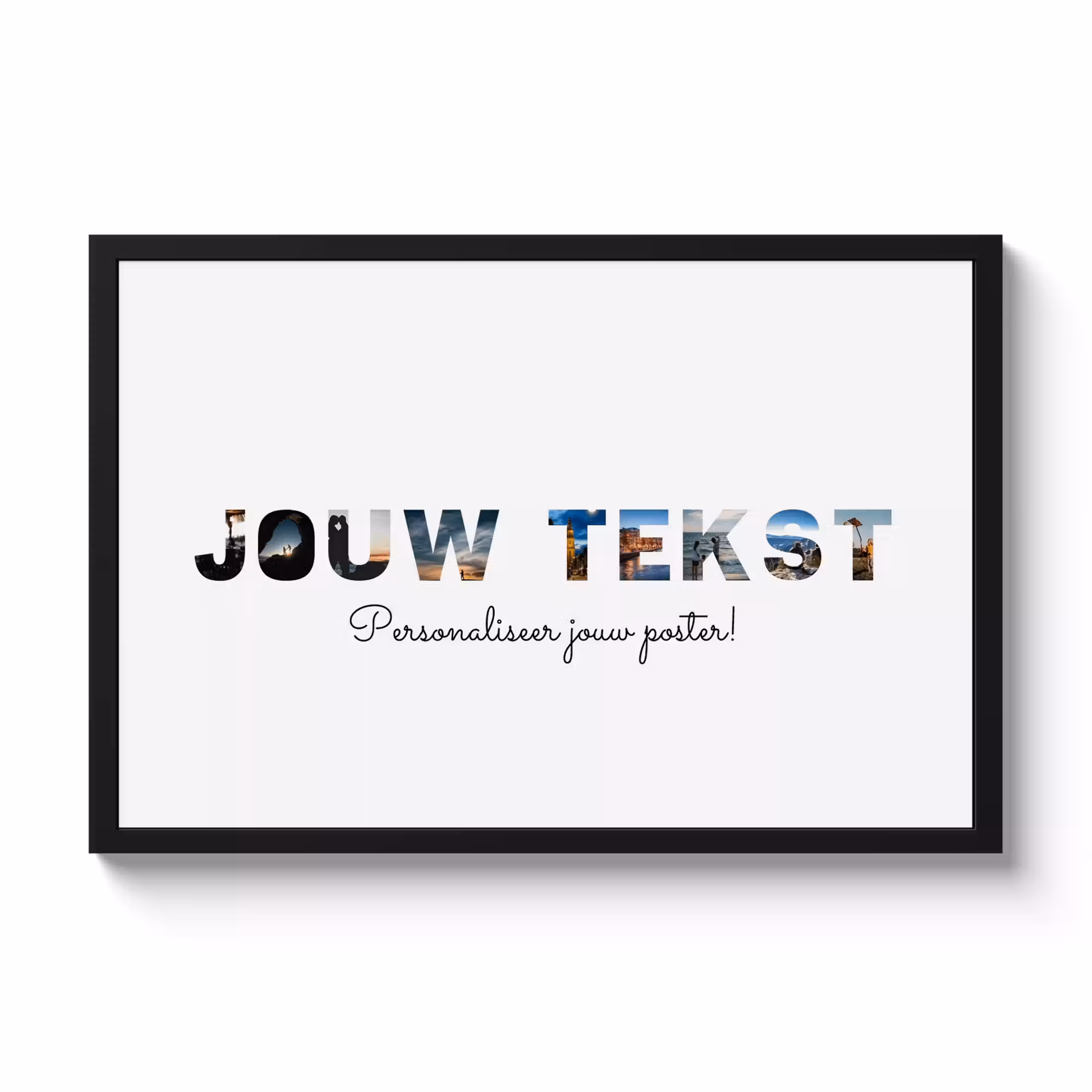 Foto in lijst - Eigen tekst